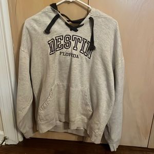Destin, Florida White Hoodie